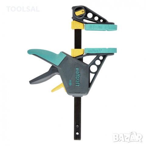 Стяга дърводелска с пластмасови челюсти автоматична,100х450 мм /EHZ PRO/, снимка 1