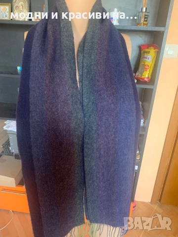 Шал агнешка вълна, снимка 4 - Шалове - 52514225