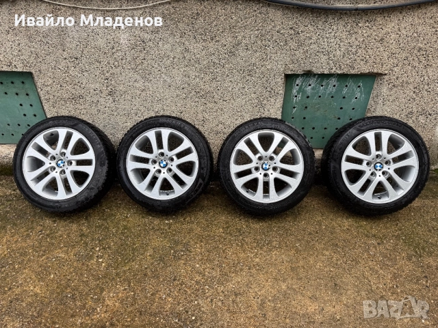 4бр.BMW 17 джанти с нови зимни гуми