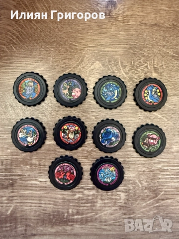 Покемон капачки Pokémon Tazos (Pogs), снимка 9 - Колекции - 51554062