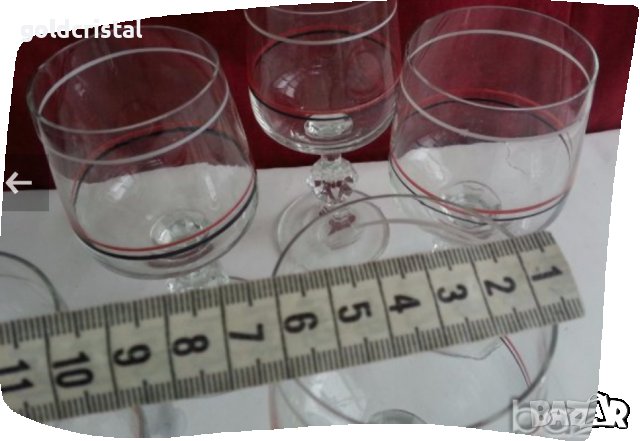  чаши за вино калиево кристално стъкло , снимка 12 - Антикварни и старинни предмети - 20616767