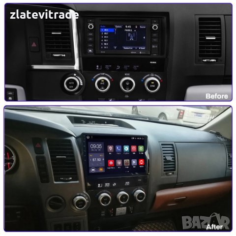 Toyota Tundra 2007-2013 Sequoia 2008-2018 10'' Навигация с мултимедия андроид , 9110, снимка 4 - Аксесоари и консумативи - 29033476