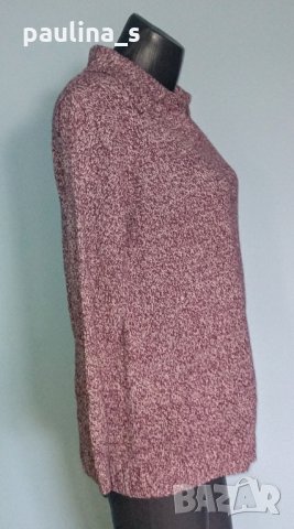 Меланжен памучен пуловер "Outfit"® / хипоалергичен, снимка 3 - Блузи с дълъг ръкав и пуловери - 26696850