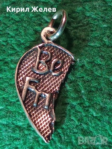 BEST FRIEND - СРЕБЪРНО МЕДАЛЬОНЧЕ - СЪРЧИЦЕ - Най-ДОБЪР ПРИЯТЕЛ СРЕБРО 925 АРТ ПЕНДАНТ 30695, снимка 2 - Колиета, медальони, синджири - 40488178