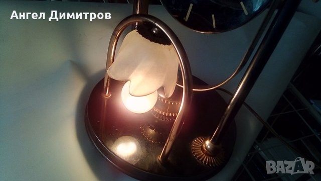 Метален часовник нощна лампа СССР, снимка 11 - Колекции - 32349271