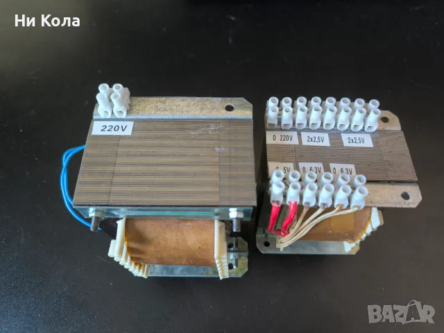 трансформатори за лампов усилвател 2х500В и за подгряване, снимка 2 - Други - 49957595