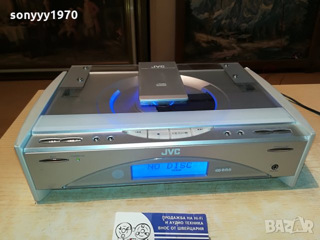 jvc-cd/tuner/amplifier-дизаинерска машина 0707211105, снимка 7 - Ресийвъри, усилватели, смесителни пултове - 33448490
