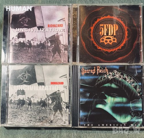 Biohazard,Sacred Reich,Five Finger Death Punch, снимка 1 - CD дискове - 43146393