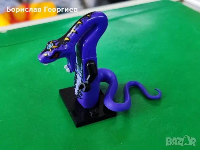 Оригинална Лего минифигурка ninjago pythor chumsworth, снимка 4 - Конструктори - 50190824