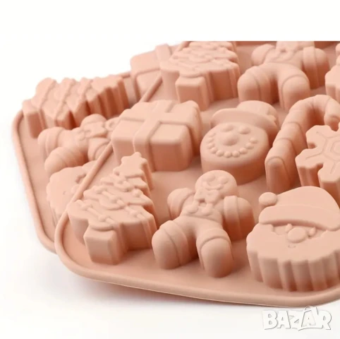 Молд Коледа два размера, три цвята , снимка 14 - Форми - 50868906