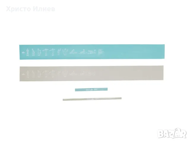 Фитнес ленти Комплект ластици за крака Сет ластици за тренировка 4бр, снимка 2 - Фитнес уреди - 48799182