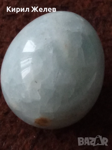 Яйце от лунен камък 51762, снимка 6 - Антикварни и старинни предмети - 52717048
