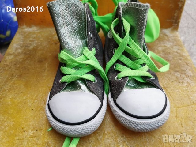 Страхотни детски кецове Converse 22 номер , снимка 2 - Детски обувки - 37883002