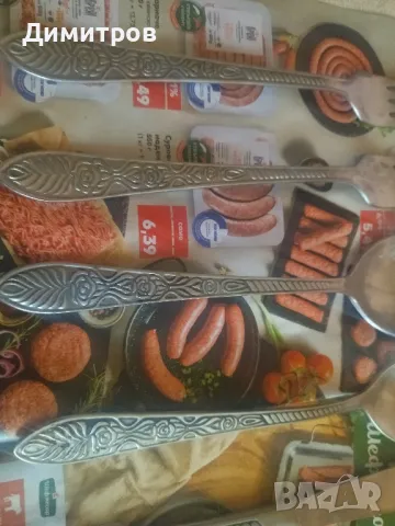 Комплект прибори за хранене, снимка 2 - Прибори за хранене, готвене и сервиране - 48084504