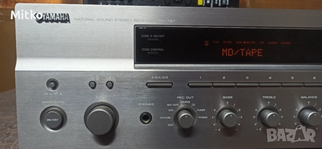 Yamaha RX-797 стерео дистанционно КАТО НОВ , снимка 3 - Ресийвъри, усилватели, смесителни пултове - 52717031