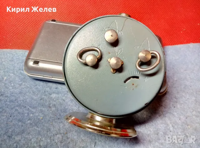 SLAVA 11 JEWELS MADE in USSR Стар КОЛЕКЦИОНЕРСКИ РУСКИ МЕХАНИЧЕН БУДИЛНИК СЛАВА 47766, снимка 2 - Антикварни и старинни предмети - 47656666