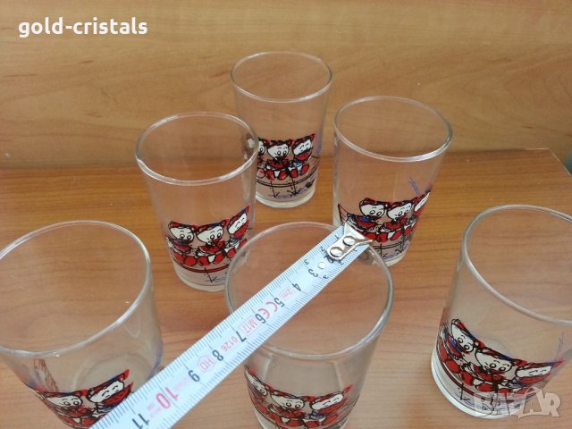 стъклени чаши детски , снимка 6 - Антикварни и старинни предмети - 32737954