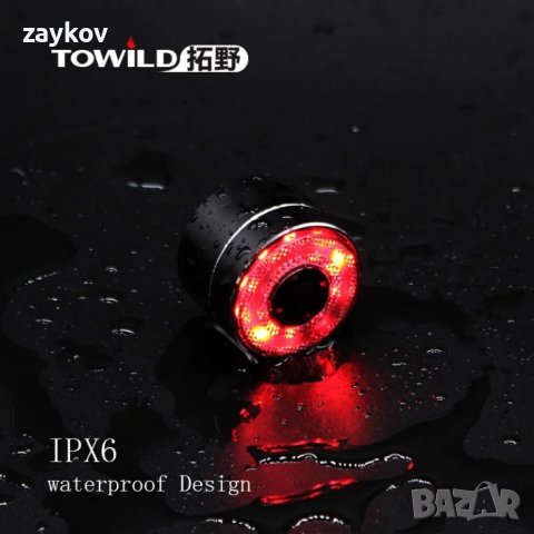 TL01 Задна светлина за велосипед, снимка 3 - Велосипеди - 44035404