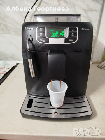 Кафе машина Saeco Intelia ☕ ☕, снимка 2 - Кафемашини - 53028115