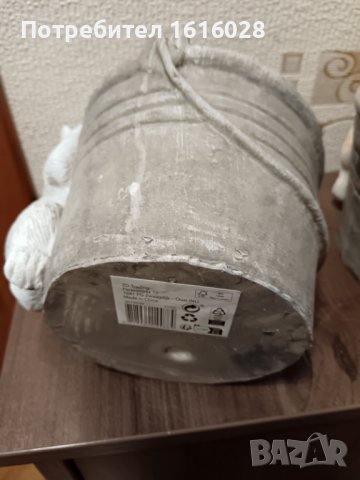 Саксия с котка,кашпа за цветя., снимка 8 - Саксии и кашпи - 43823202