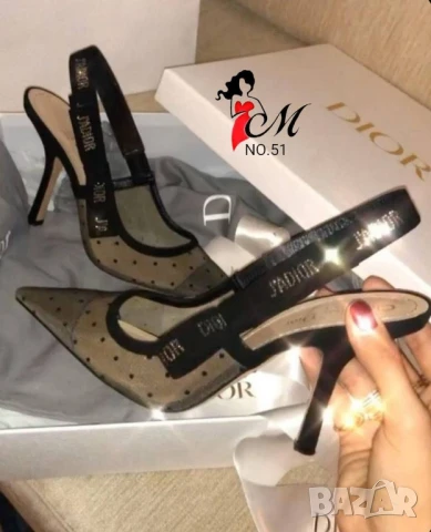 обувки на ток christian dior , снимка 3 - Дамски елегантни обувки - 51327332