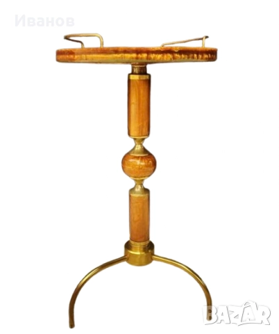 ЦЕНА - 25€. Кръгла Мраморна масичка за кафе - Стил Луи XVI , снимка 3 - Маси - 51417425