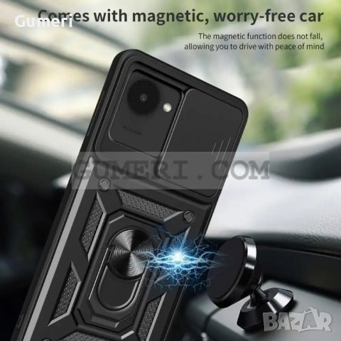 Кейс Хибрид с Капак и Ринг за Realme C30, снимка 3 - Калъфи, кейсове - 40809084