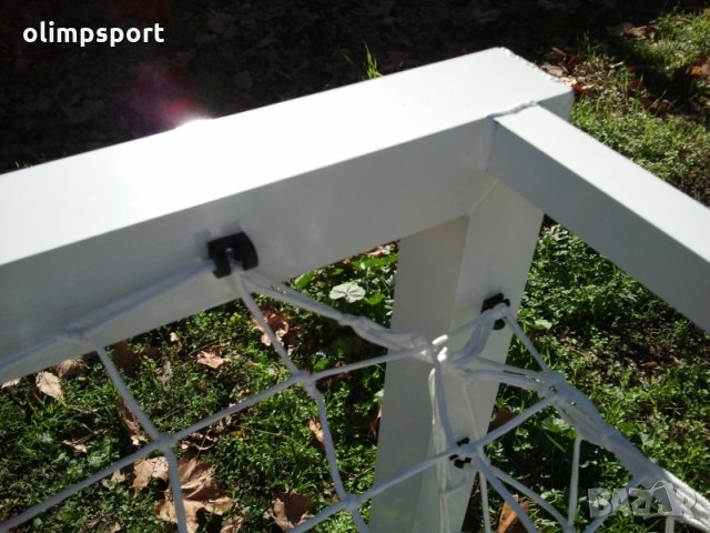 Врата за водна топка от алуминиев профил 80х80 мм, изцяло заварена нова Размер – 3х0,9 м или по жела, снимка 2 - Други спортове - 28961854