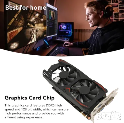 NVIDIA GeForce GTX 1050 Ti 4GB DDR5 128 Видео карта, снимка 6 - Видеокарти - 48448172