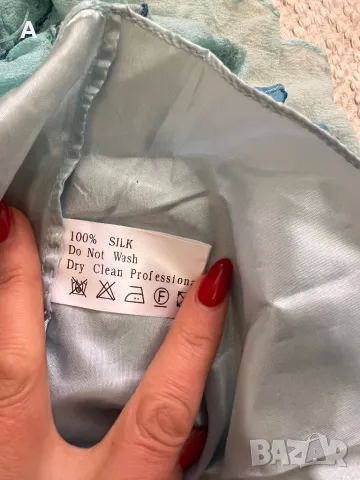 Бутикова рокля естествена коприна, снимка 9 - Рокли - 49421539