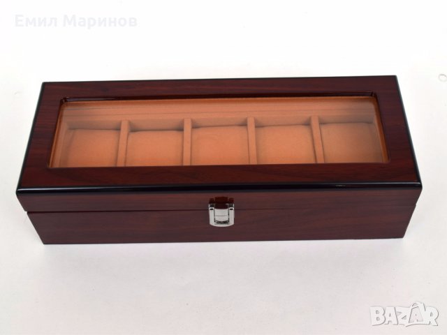 Кутия за часовник Кутия за часовници 6 броя Куфар за часовници, снимка 4 - Мъжки - 26938517