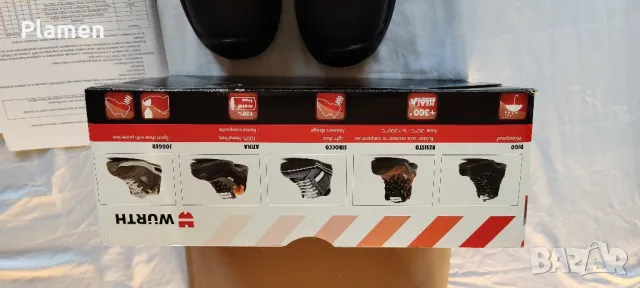 Работни обувки с бомбе " WURTH", снимка 6 - Мъжки боти - 48515221