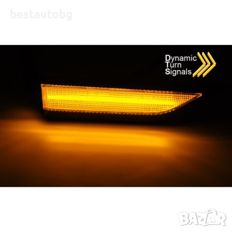 Диодни мигачи за Volkswagen Caddy (2015+) черни с бягаща светлина, снимка 2 - Аксесоари и консумативи - 43250620