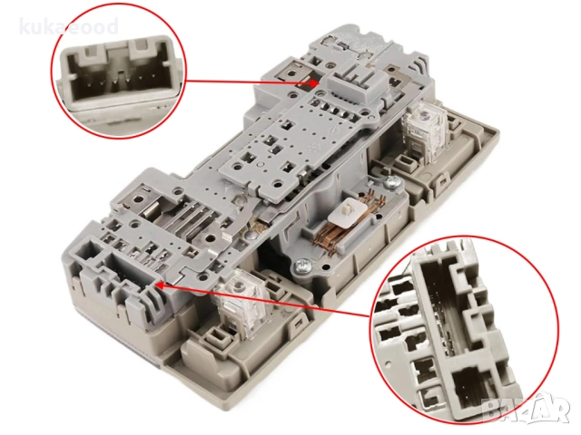 Плафон с бутон за ел шибедах (люк) Mazda 3, снимка 3 - Части - 51821715