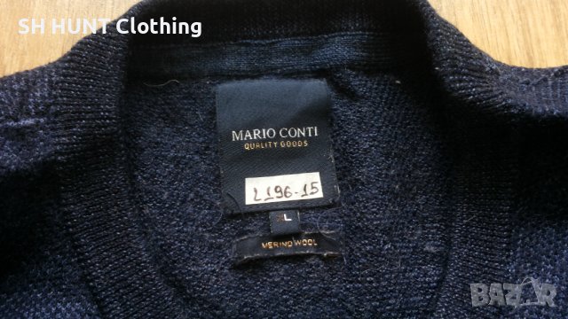 MARIO CONTI Chandler Merino Genser 100% Merino Wool размер L блуза 100% Мерино вълна - 475, снимка 5 - Блузи - 43468100