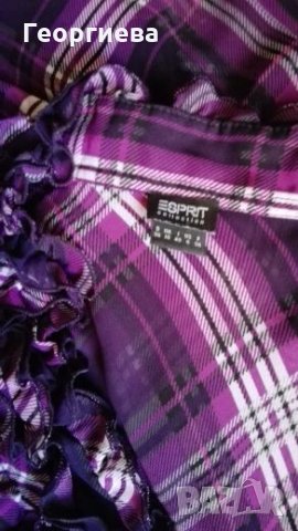 Ефирна лилава туника Esprit👗🍀S, M👗🍀 арт.115, снимка 9 - Туники - 27556522