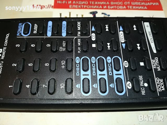 JVC RM-SED5TU AUDIO REMOTE-ВНОС SWISS, снимка 6 - Други - 38345215