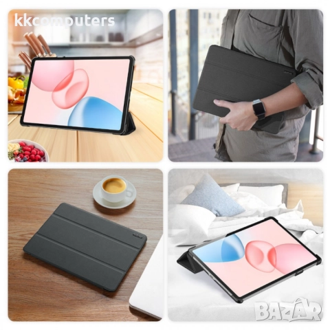DUX DUCIS Калъф за Pad 10 | Протектор | PU +TPU Stand, Auto Wake/Sleep |Цвят: Черен, Тъмносин, снимка 7 - Калъфи, кейсове - 52085234
