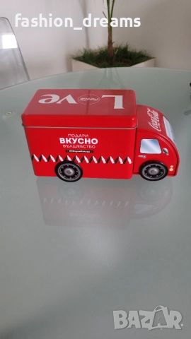 НОВО! Камионче кутия  Кока-Кола, снимка 2 - Декорация за дома - 52139124