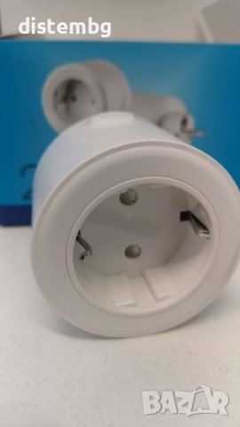 Интелигентен Wifi захранващ щепсел 16A       2хWIFI  SOCKET
