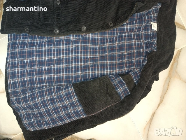 Черно джинсово яке L - 19 лв, снимка 4 - Якета - 52915684