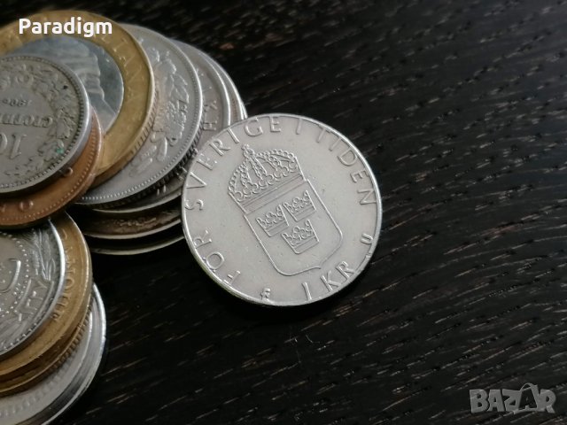 Монета - Швеция - 1 крона | 1980г., снимка 1 - Нумизматика и бонистика - 28682460