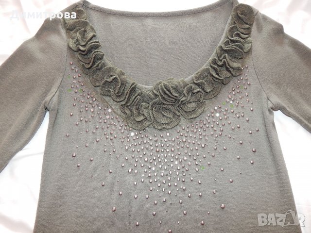 Туника с камъни М/Л размер, снимка 2 - Туники - 28587862