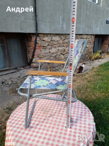 Стар детски сгъваем стол, снимка 3 - Други ценни предмети - 33322400