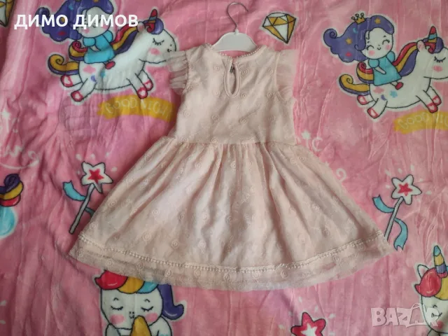Детска рокля с къс ръкав , снимка 2 - Детски рокли и поли - 49631741