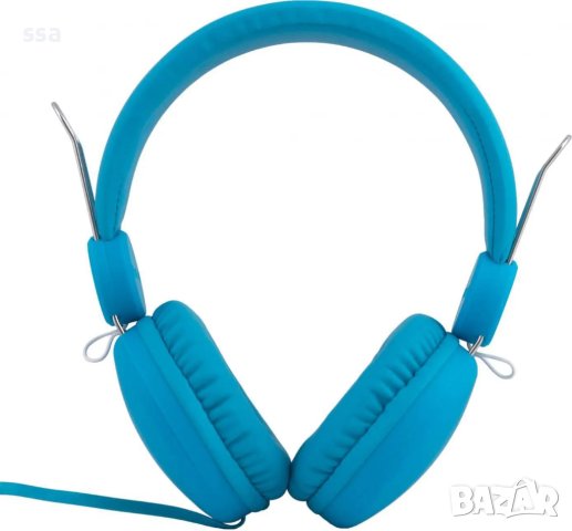 Слушалки с микрофон Maxell HP SPECTRUM SMS-10S Син ML-AH-HP-SPEC-BLUE, снимка 4 - Слушалки за компютър - 43440688