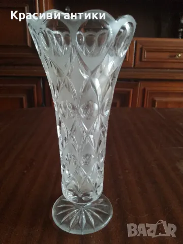 Кристални ваза, красива , снимка 3 - Други ценни предмети - 47456698