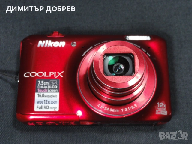 ЦИФРОВ ФОТОАПАРАТ NIKON COOLPIX S6400 16.0MP DIGITAL CAMERA, снимка 5 - Фотоапарати - 53417703