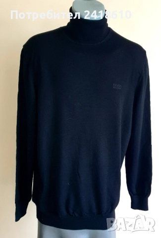 Hugo Boss Wool Knit Turtleneck Mens Size L  ОРИГИНАЛ! Мъжко Вълнено Поло!