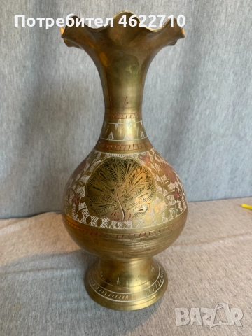  бронзова флорална ваза